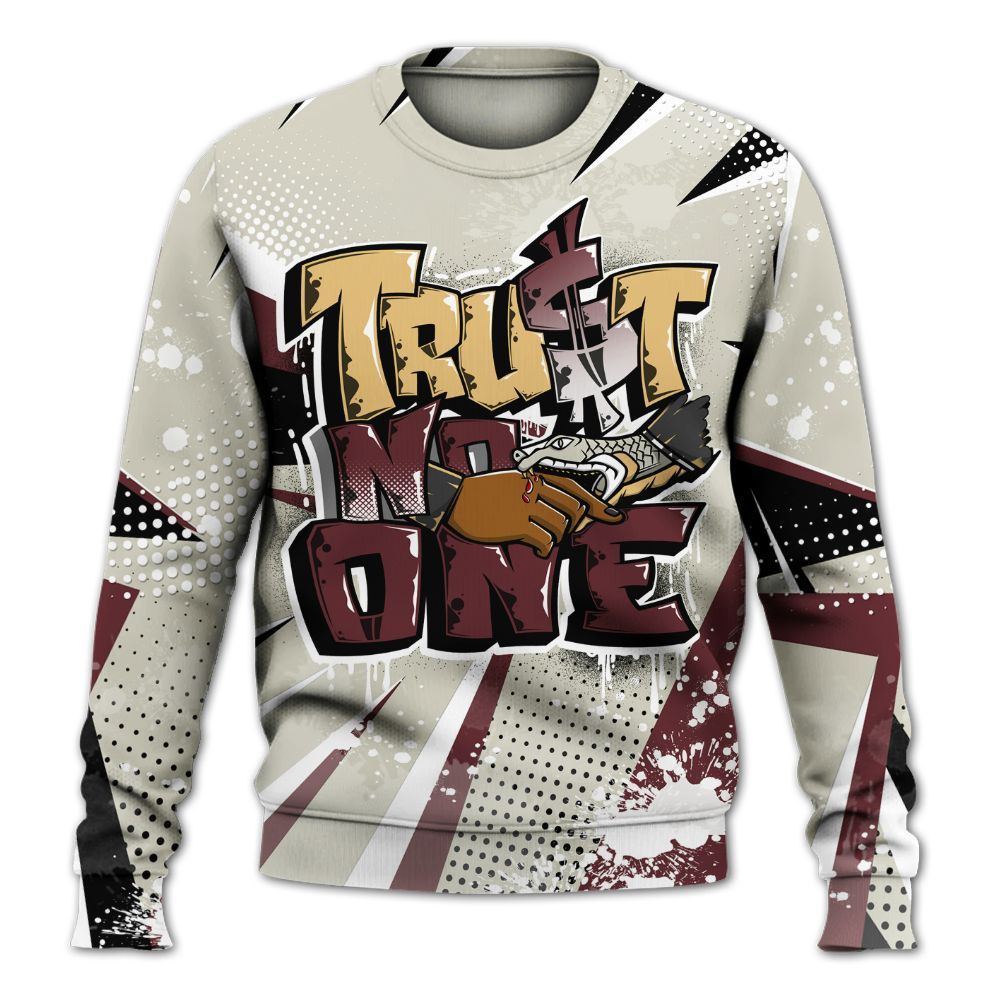 Sweatshirt To Match Legacy 312 Year Of The Snake - Poly Trust No One Dripping All Over Print