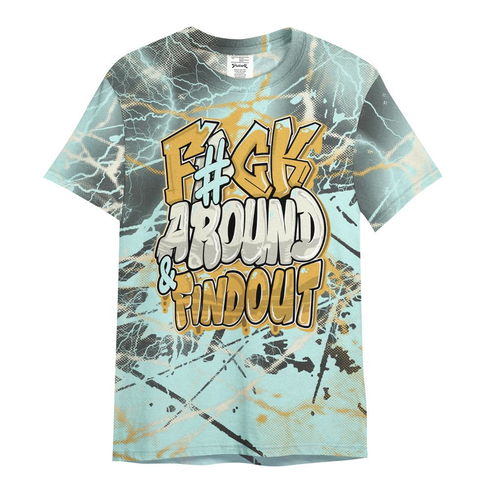 Shirt To Match Pure Platinum 4s - F Around Find Out Graphic Profound All Over Print