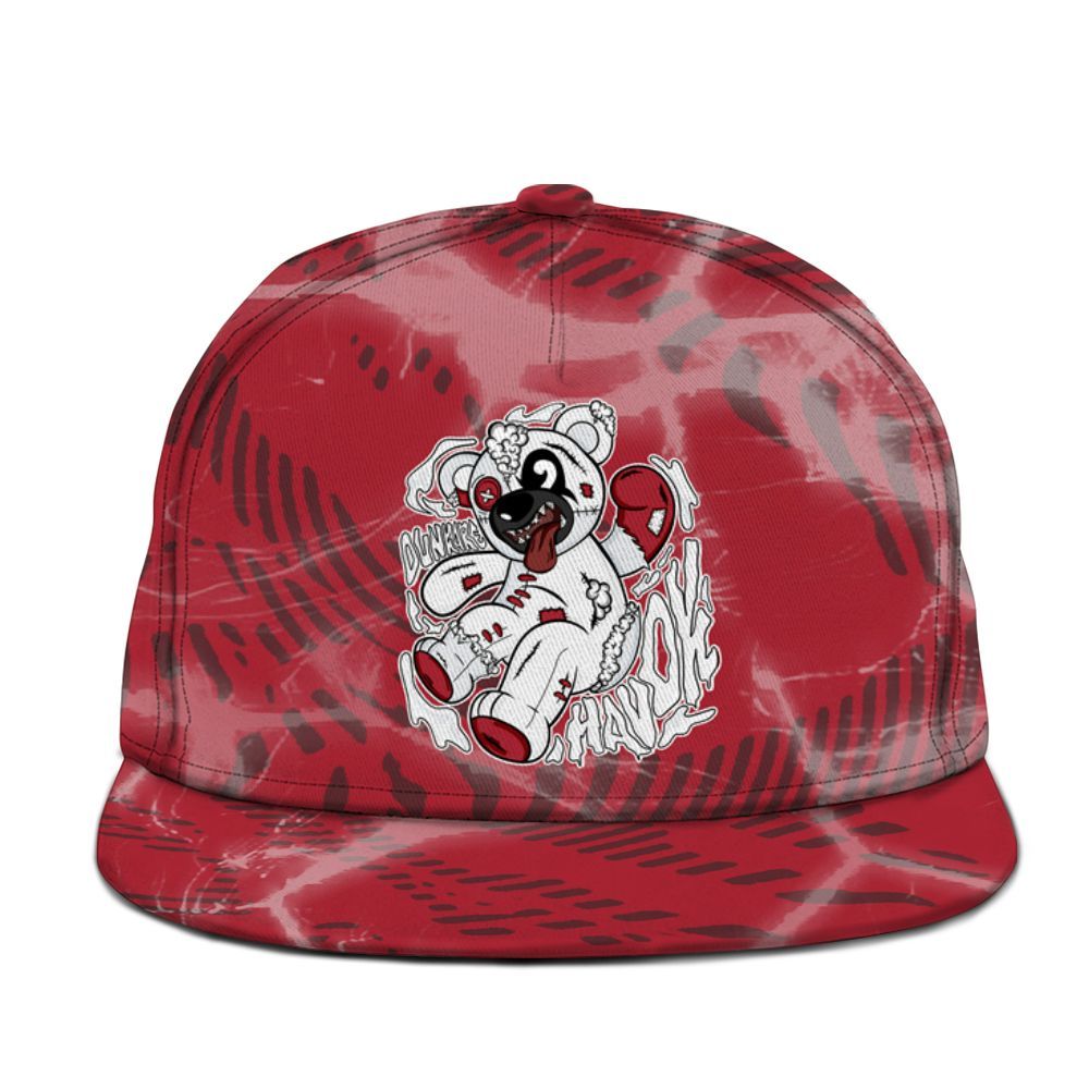 Snapback To Match Black Toe 14s - Havok Bear Graphic
