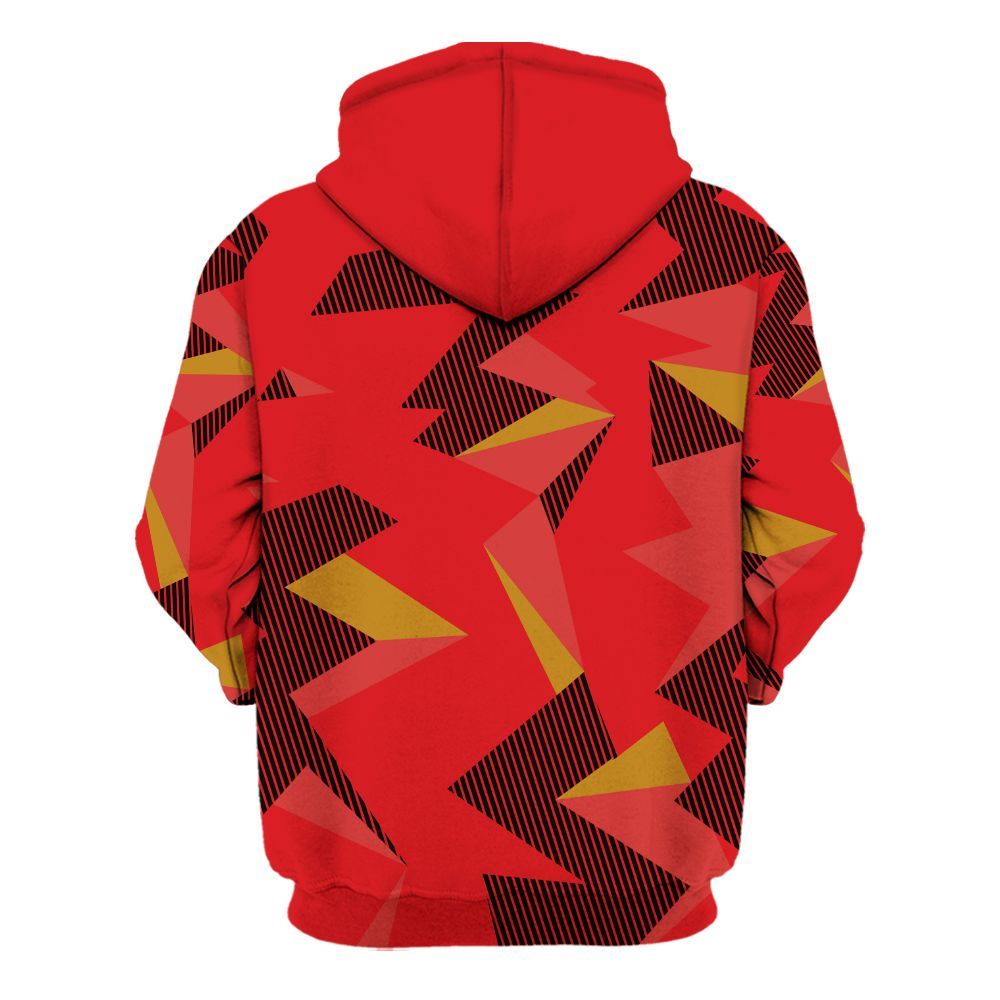 Hoodie To Match Scoot Zeros Retro Portland - Geometric Camouflage Pattern All Over Print