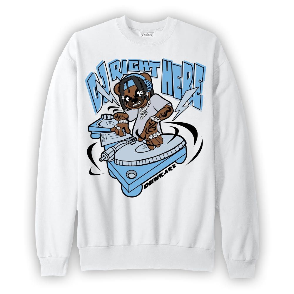 Sweatshirt To match Craft Paris 6s Sweatshirt - DJ Right Here Bear Graphic