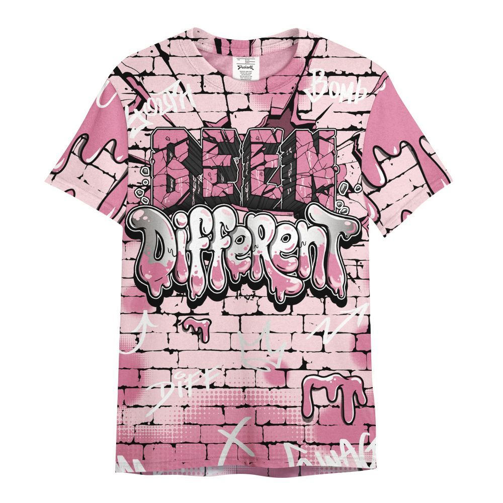 Shirt To Match GS Pearl Pink 12s Shirt, Been Different All Over Print