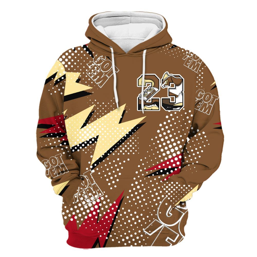 Hoodie To Match Air Max 90 Escape - Custom Name Number 23 5s All Over Print