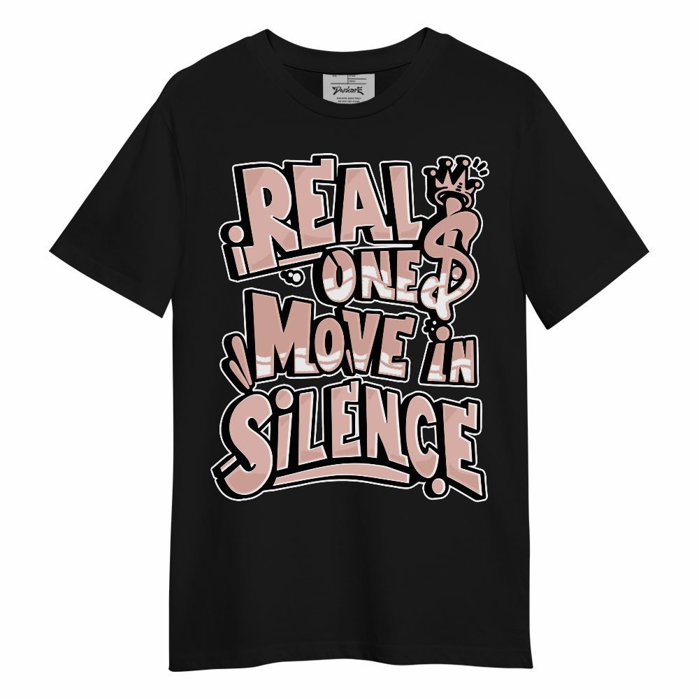 Shirt To Match Dunk Low Pink Velvet - Ones Move In Silence Graphic Unisex Shirt