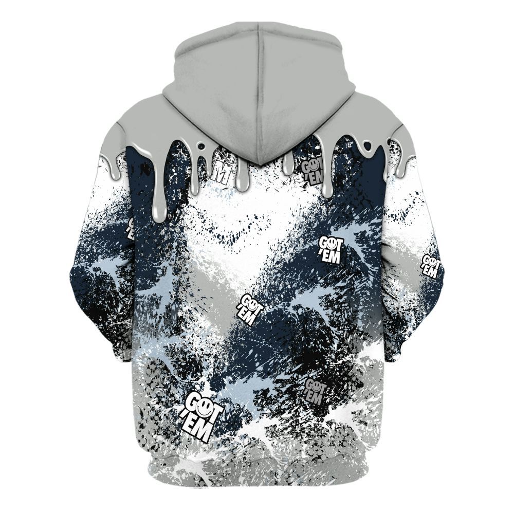 Hoodie To Match Retro Georgetown 6s - Dripping 23 Drip All Over Print