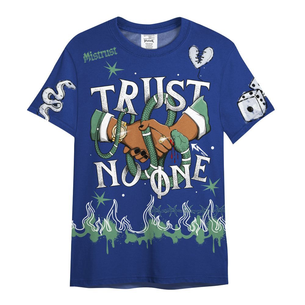 Shirt To Match Dunk Low Tennis Classic - Trust No One Snake-Bite Doodle Crayon All Over Print