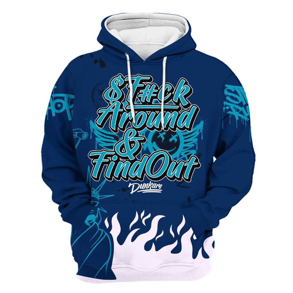 Hoodie To Match Kobe 5 X-Ray - Graphic Fck Around Find Out All Over Print