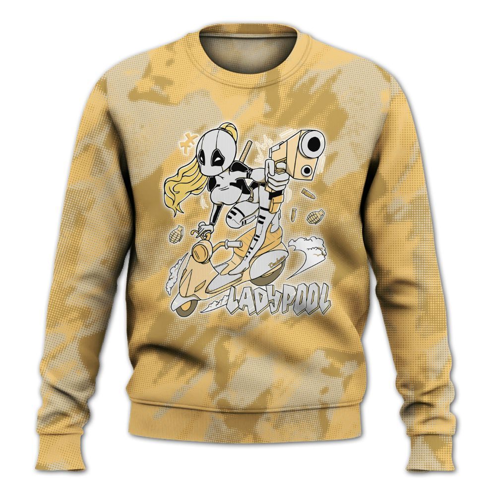 Sweatshirt To Match Craft Paris 6s - Lady Pool Cartoon Abstract Halftone All Over Print