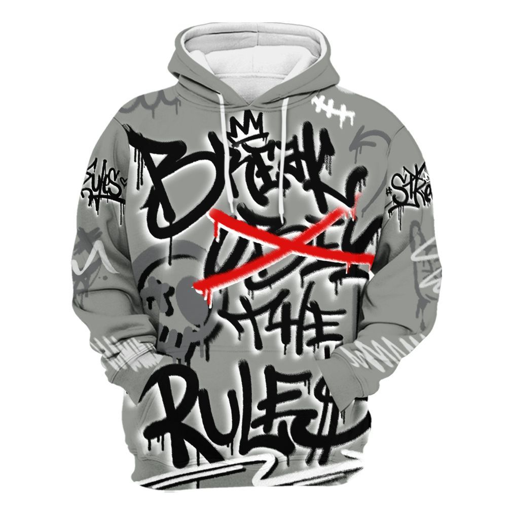 Hoodie To Match Paris Olympics 4s - Break Rules Streetwear All Over Print