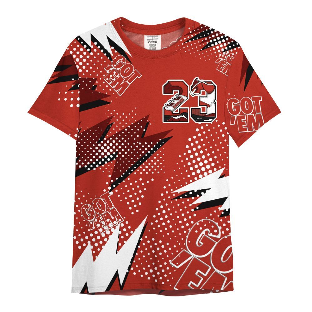 Shirt To Match SP Firewood Orange 4s - Custom Name Number 23 5s All Over Print