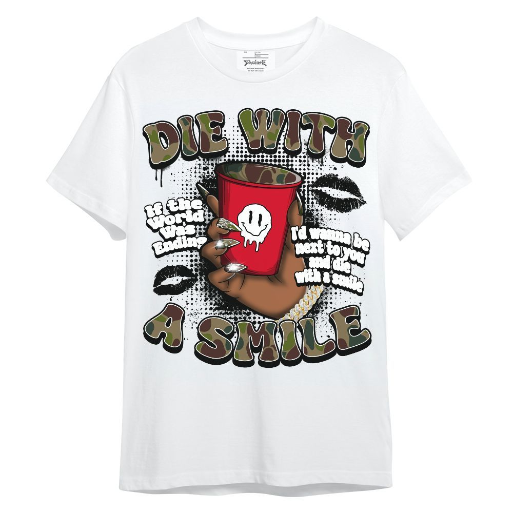 Shirt To Match Air Max 90 Duck Camo Red - Die With A Smile Graphic Unisex Shirt