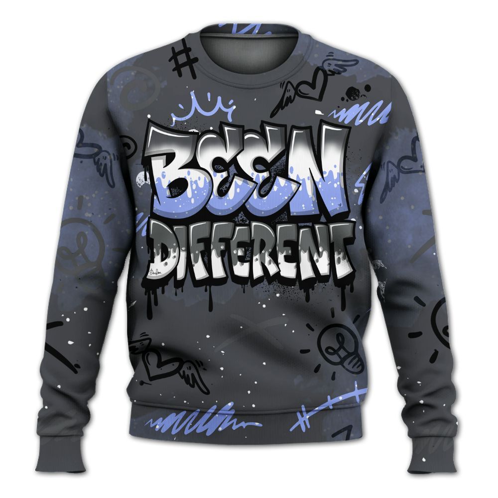 Sweatshirt To Match Retro Awake Racer Blue - Drip Been Di2ferent All Over Print