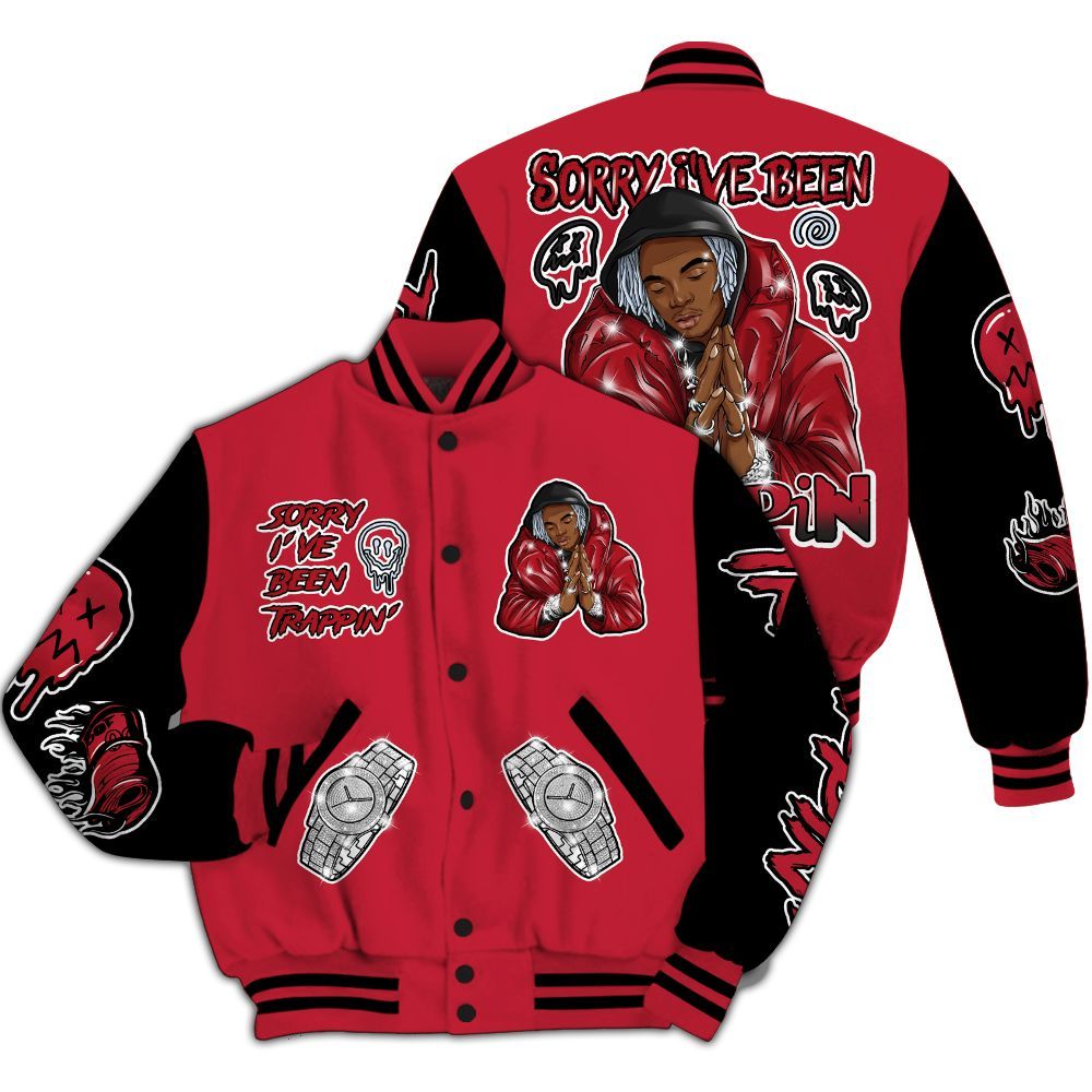 Varsity Jacket To Match Toro Bravo 6s - Trappin' Unique All Over Print