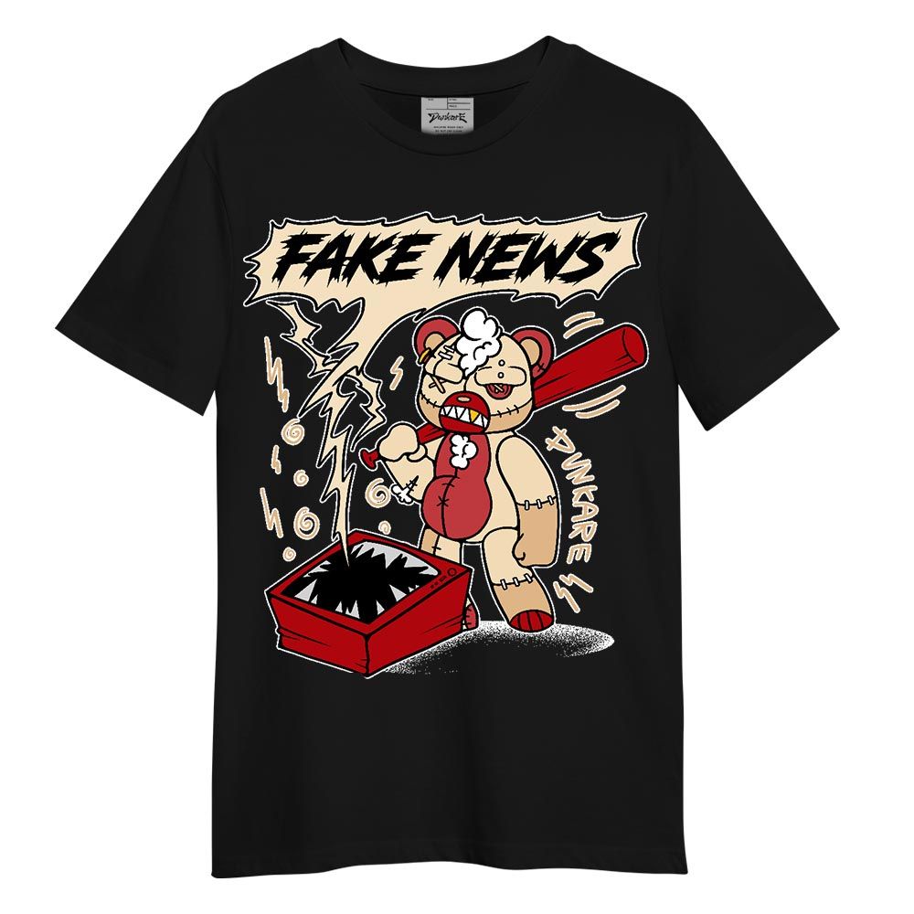 Shirt To Match Dunk Low Strawberry Waffle - False News Hugz Shirt Unisex