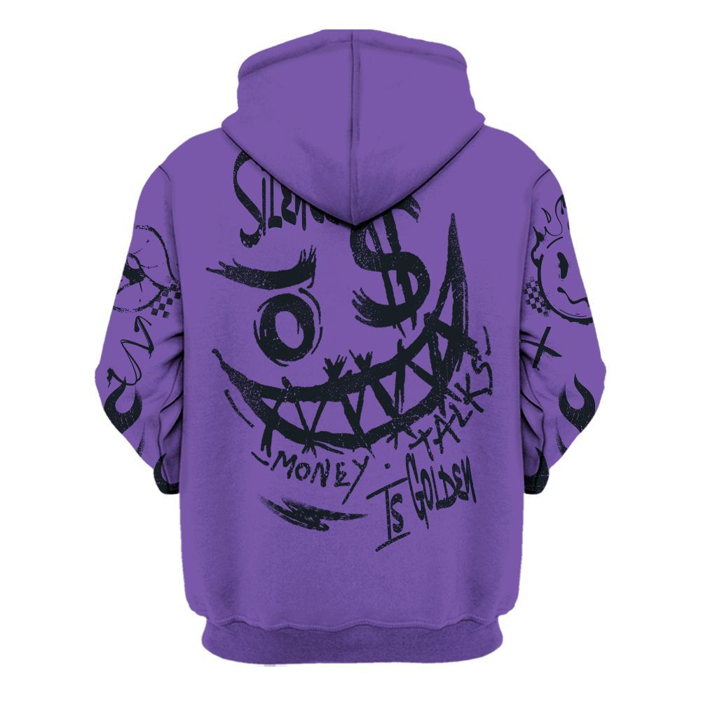 Hoodie To Match Canyon Purple 4s - Mouth Burning Street Style All Over Print