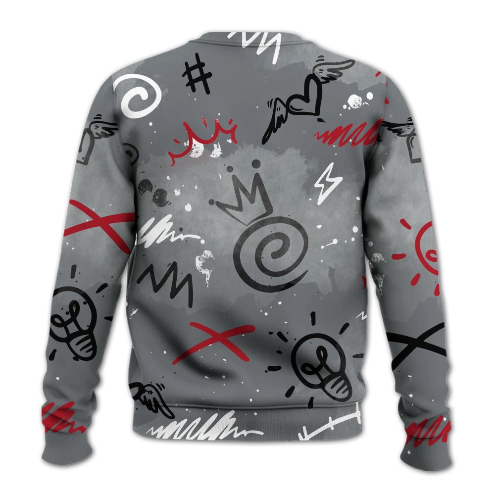 Sweatshirt To Match Retro Fire Red 9s - Drip Been Di2ferent All Over Print