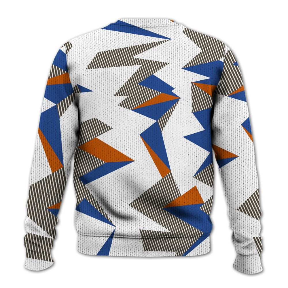 Knitted Sweater To Match Palermo GS League - Geometric Camouflage Pattern