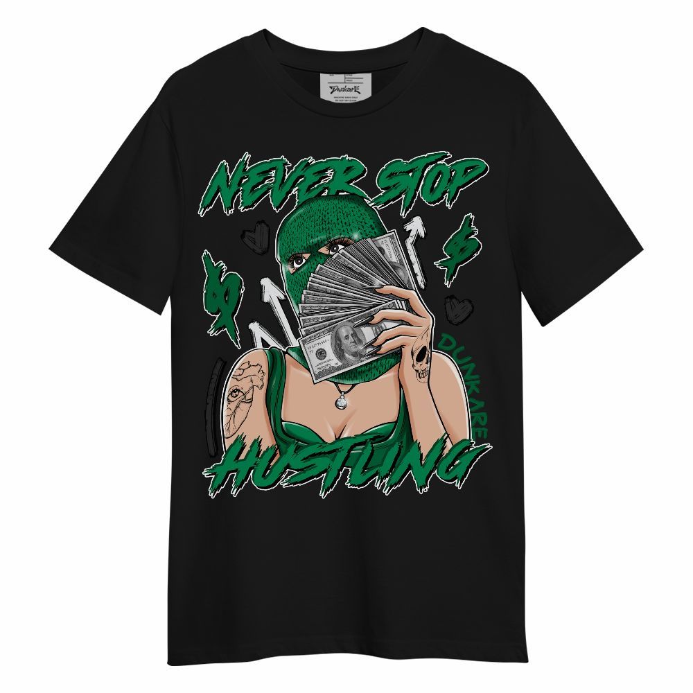 Shirt To Match Mid Lucky Green 1s - Hustling Unque Unisex Shirt