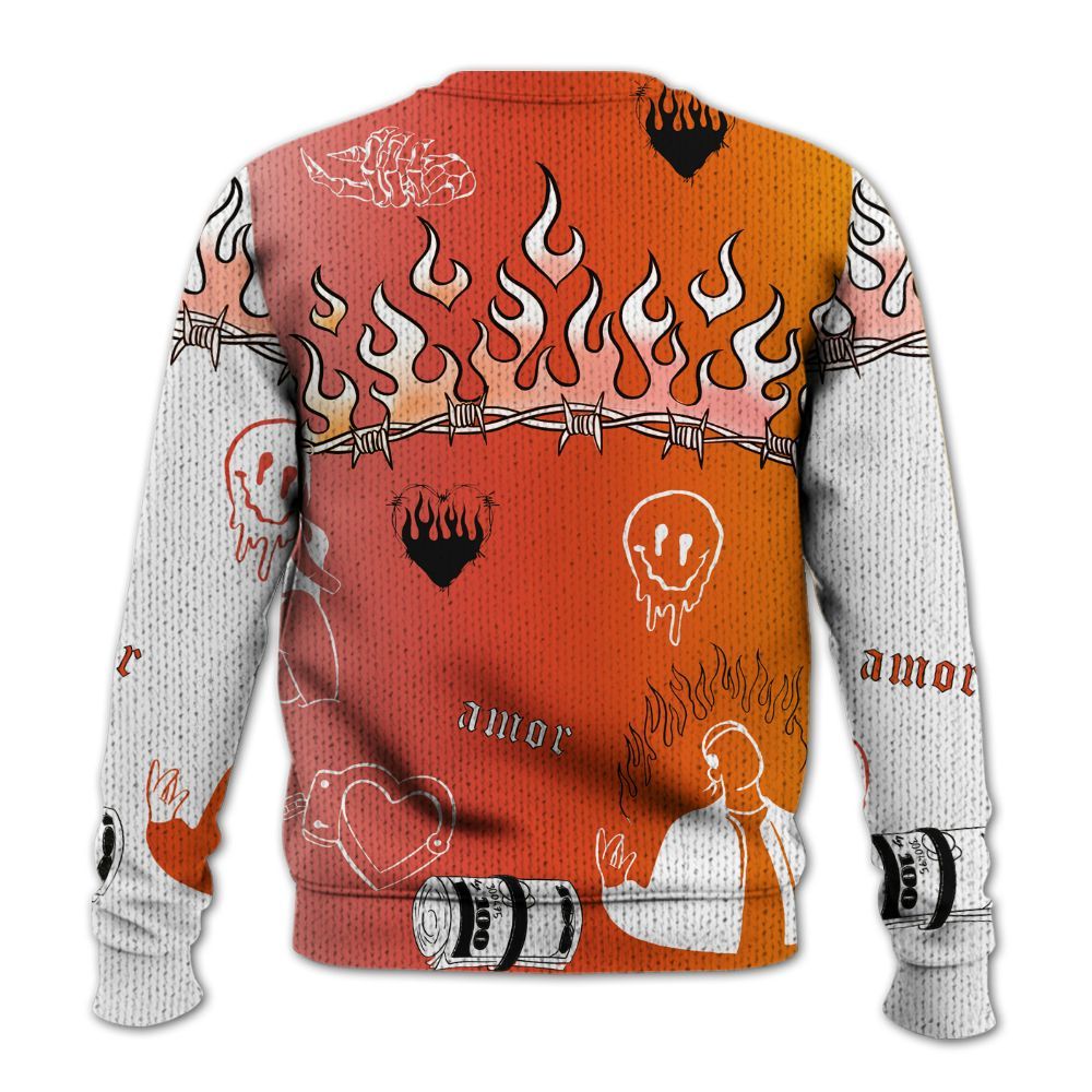 Knitted Sweater To Match Dunk High Candy Corn - Snake Trust No One