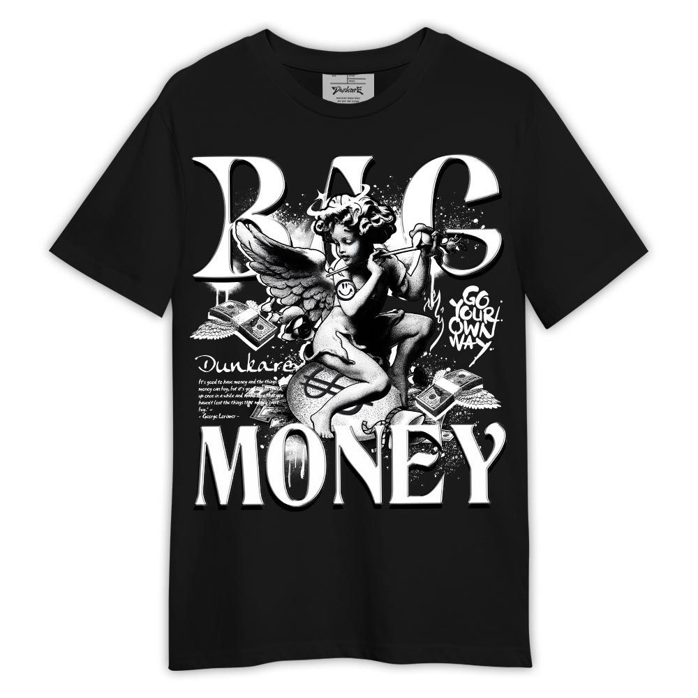 Shirt To Match White Thunder 4s - Bag Money Retro Shirt Outfit