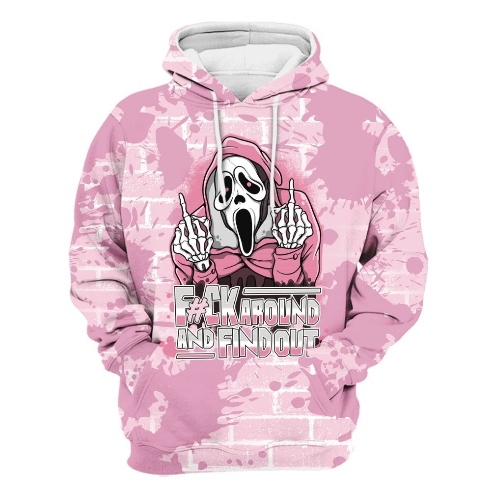 Hoodie To Match Orchid 4s - F#CK And Find Out Graphic Halloween All Over Print