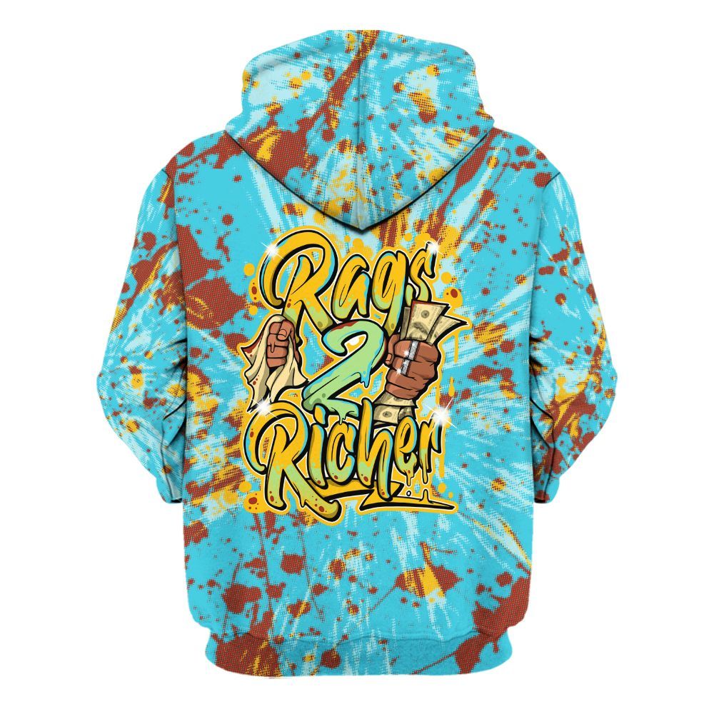 Hoodie To Match SB Dunk Di'Orr Greenwood - Rag 2 Rich Graphic Luxury All Over Print