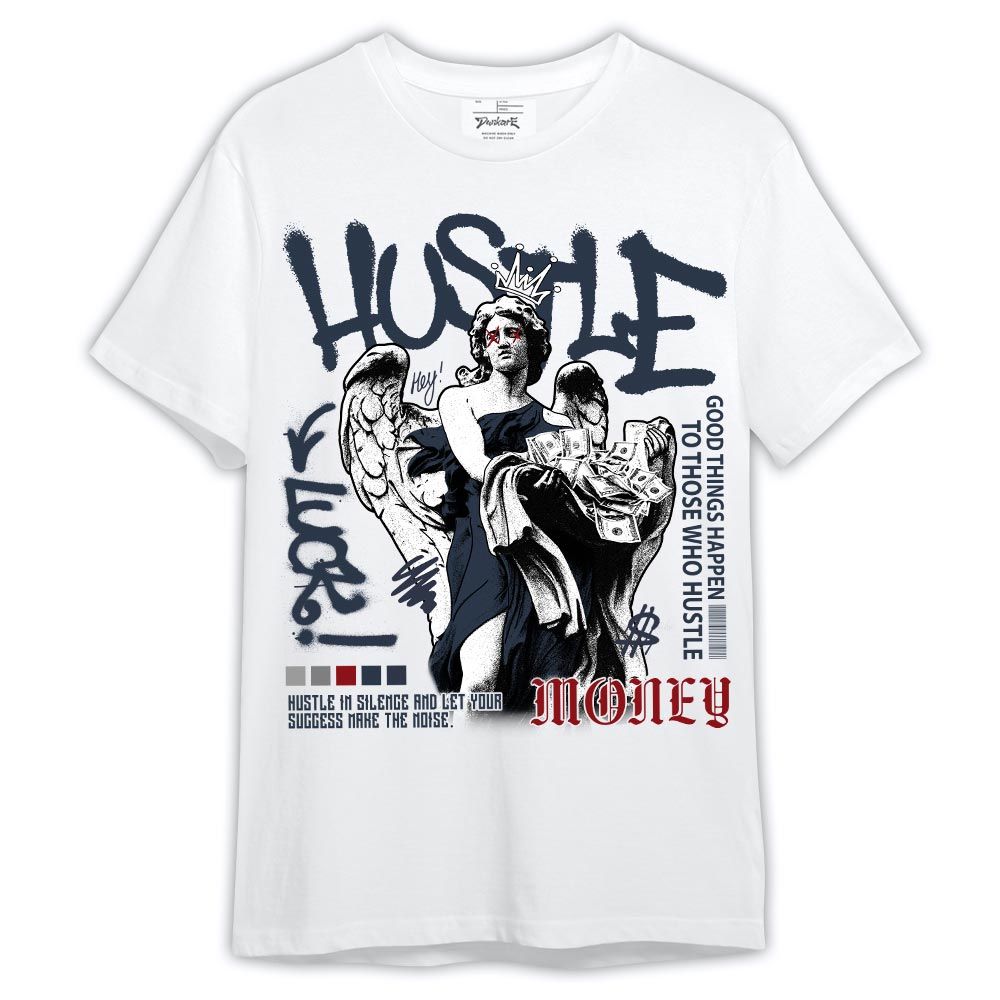 Shirt To Match Navy Blue 2024 6s - Lucky Money Retro Shirt Outfit