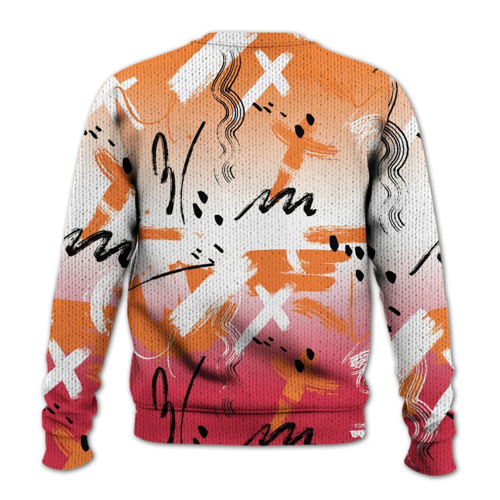Knitted Sweater To Match Air Max Portal Bright Ceramic - Money Hustle Grind Pray