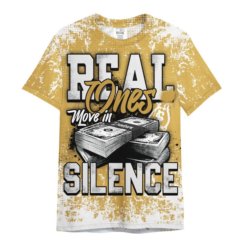 Shirt To Match Retro Light Ginger 14s - Move In Silence Money Street Retro All Over Print