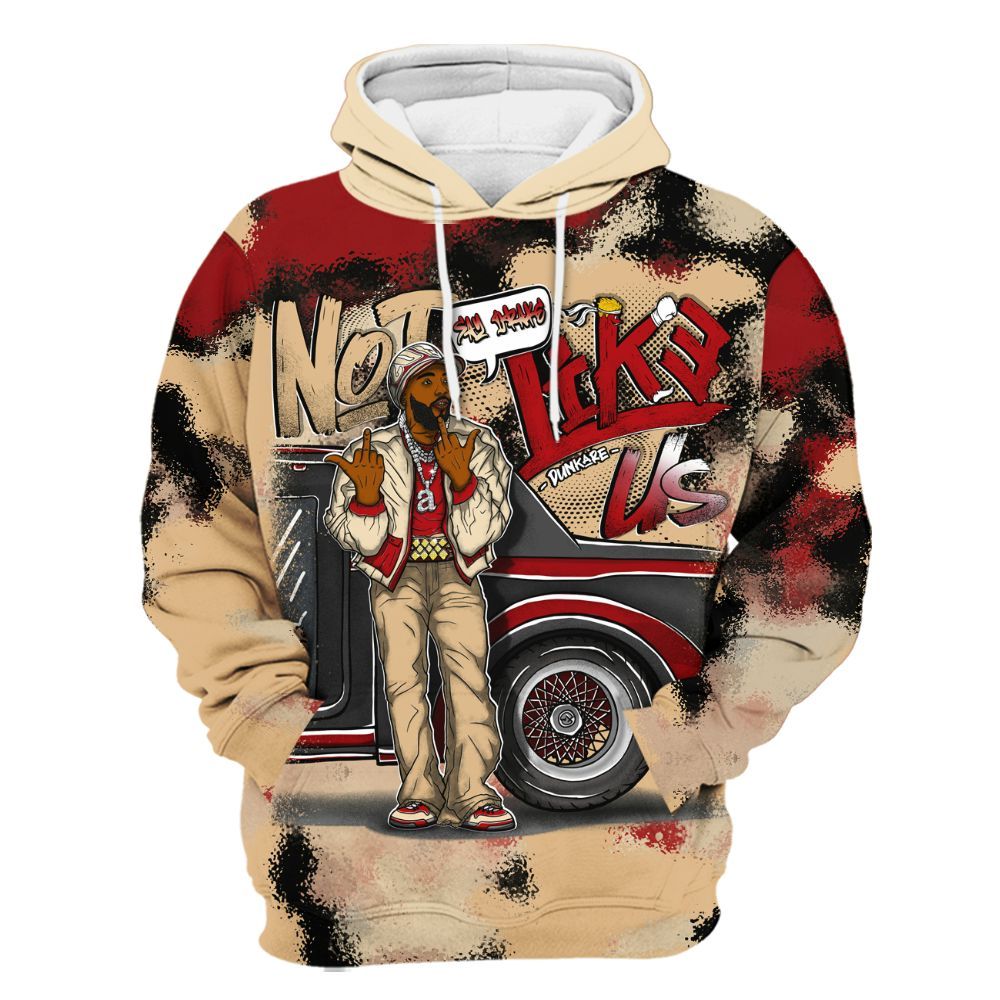 Hoodie To Match Dunk Low Strawberry Waffle - They Dislike Us All Over Print