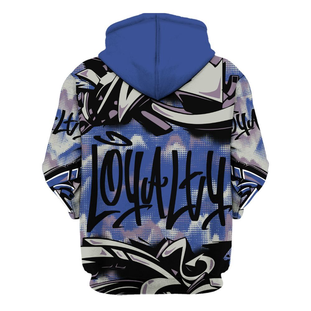 Hoodie To Match Low OG Voodoo Alternate 1s - Loyalty Out Value Graffiti All Over Print
