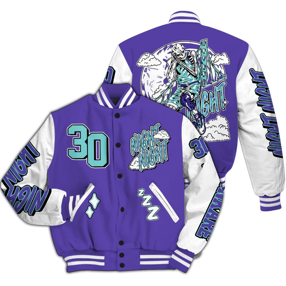 Varsity Jacket To Match Low Hornets 1s - Seeya Skeleton All Over Print