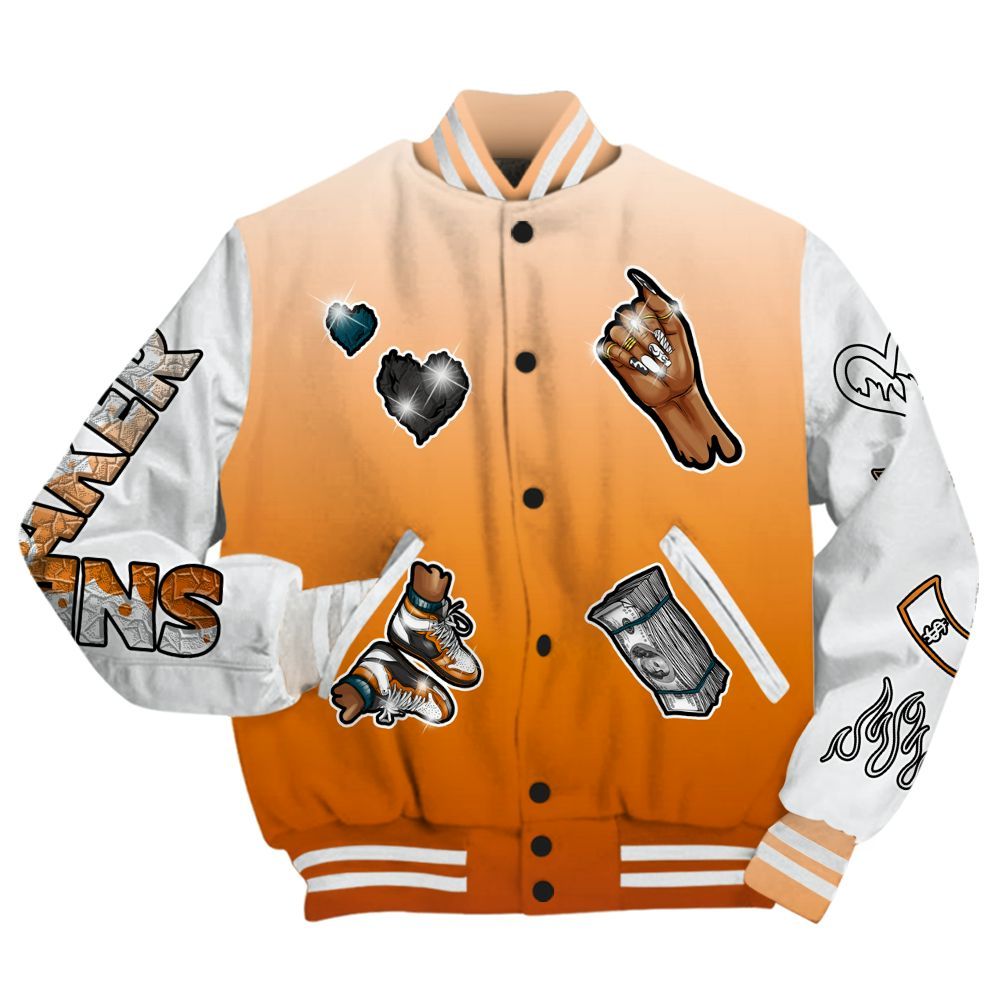 Varsity Jacket To Match Air Max One Block Down Churney - Sneakerz Girlz All Over Print