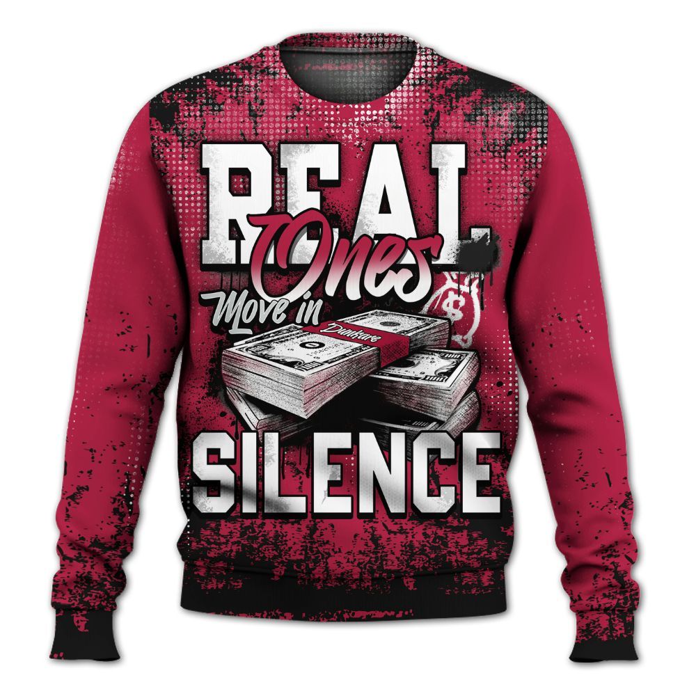 Sweatshirt To Match Toro Bravo 4s - Move In Silence Money Street Retro All Over Print