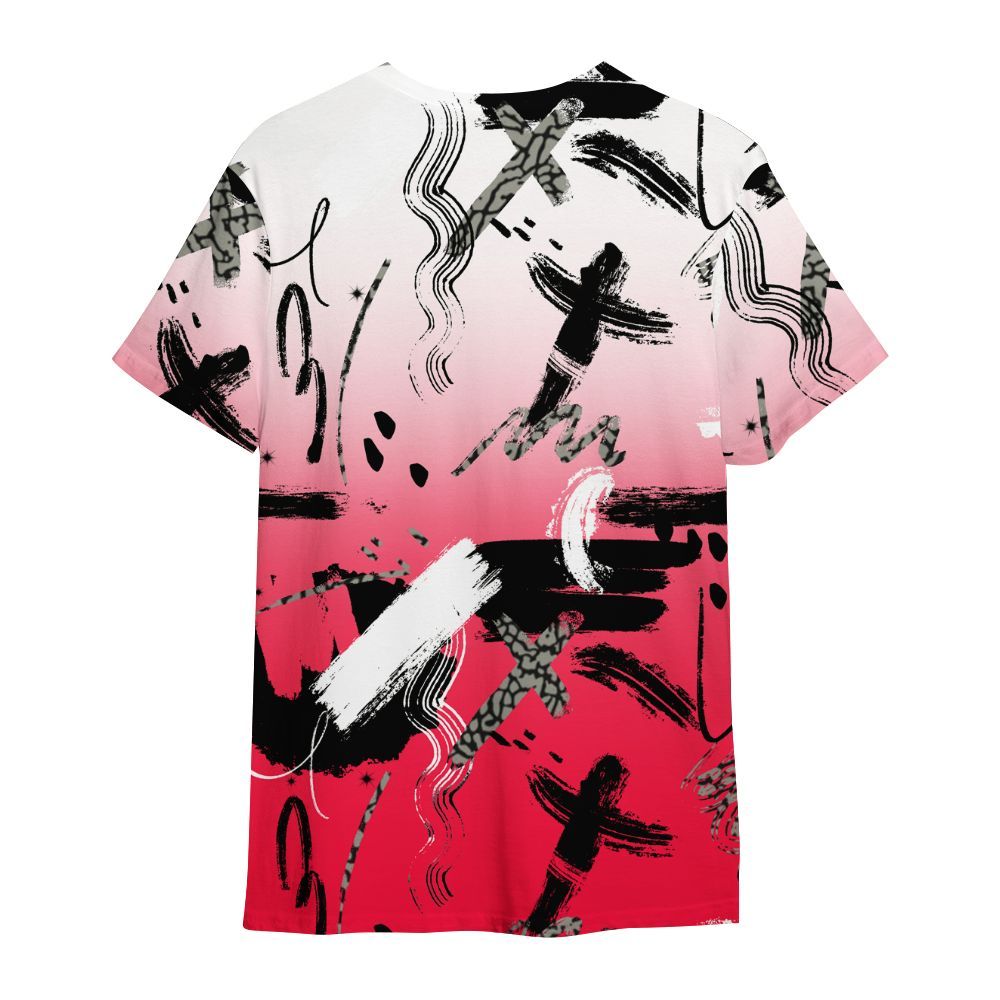 Shirt To Match Retro Fire Red 3s - Money Hustle Grind Pray All Over Print