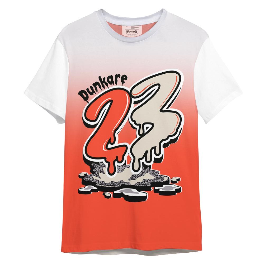 Dunkare Shirt Dripping 23 Drip, 3 Cosmic Clay T-Shirt, To Match Sneaker Georgia Peach 3s Graphic Tee HDT