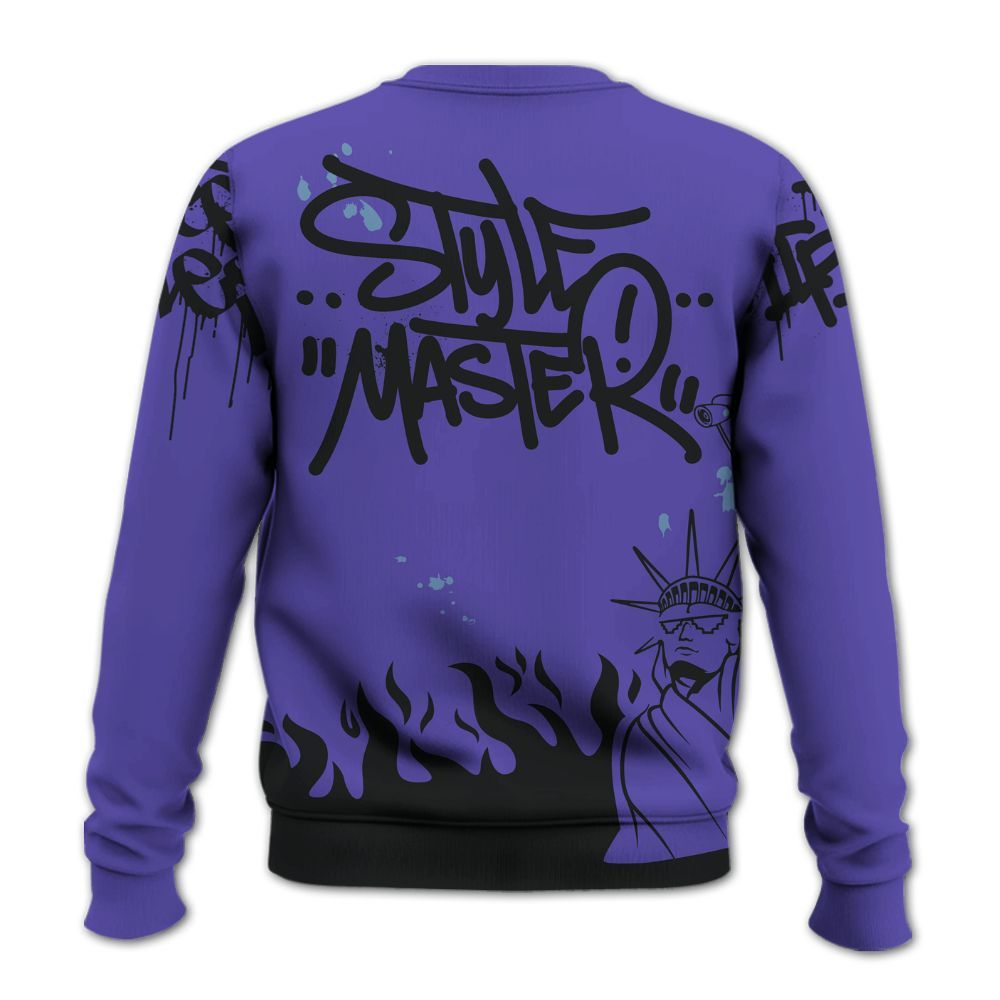 Sweatshirt To Match Retro Concord 5s - Graphic Fck Around Find Out All Over Print