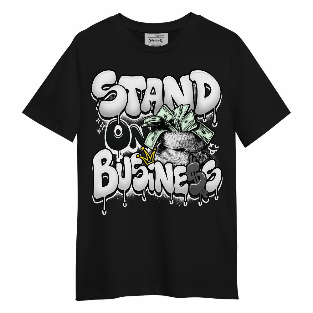 Shirt To Match Low 85 Metallic Black 1s - Stand Business Unisex Shirt