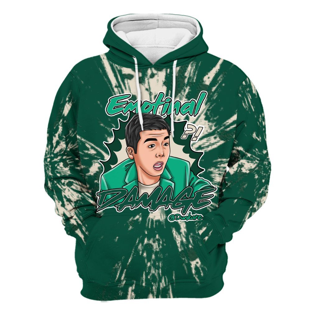 Hoodie To Match Oxidized Green 4s - Damaged Meme Shirt Unisex Outfit All Over Print