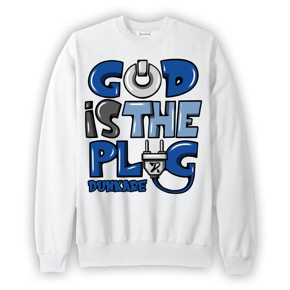Sweatshirt To match Low Space Royal 11s Sweatshirt - God Is The Power Cord Graffiti Graphic