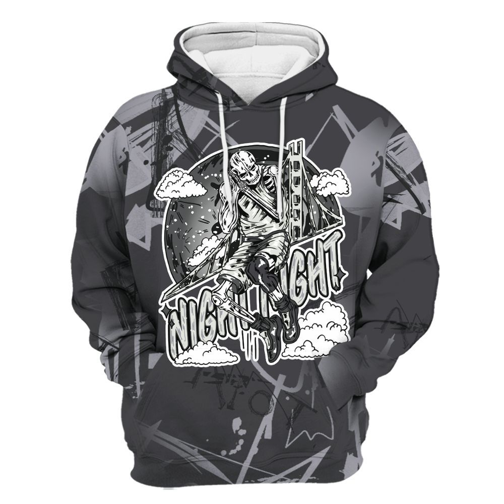 Hoodie To Match Fear 4s - Seeya Skeleton Messyz All Over Print