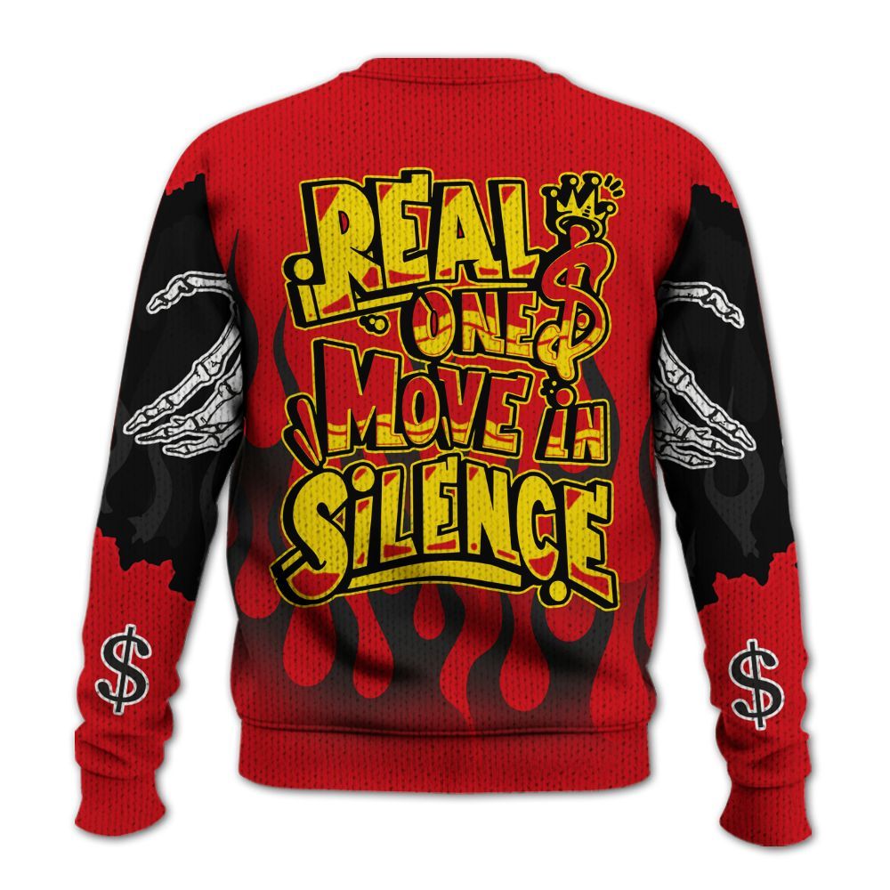Sweater To Match Ferrari 14s - Ones Move In Silence Graphic