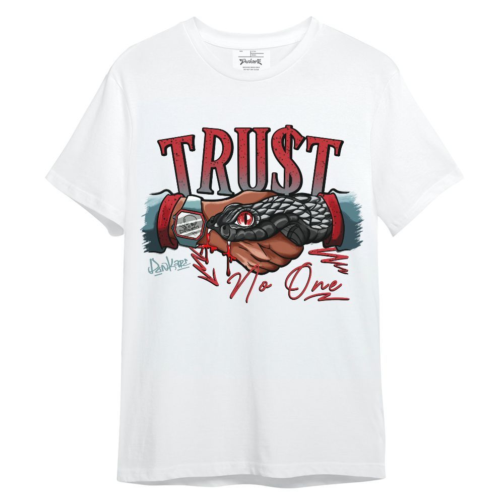 Shirt To Match Retro Halloween 5s - Snake Trust No One Graphic