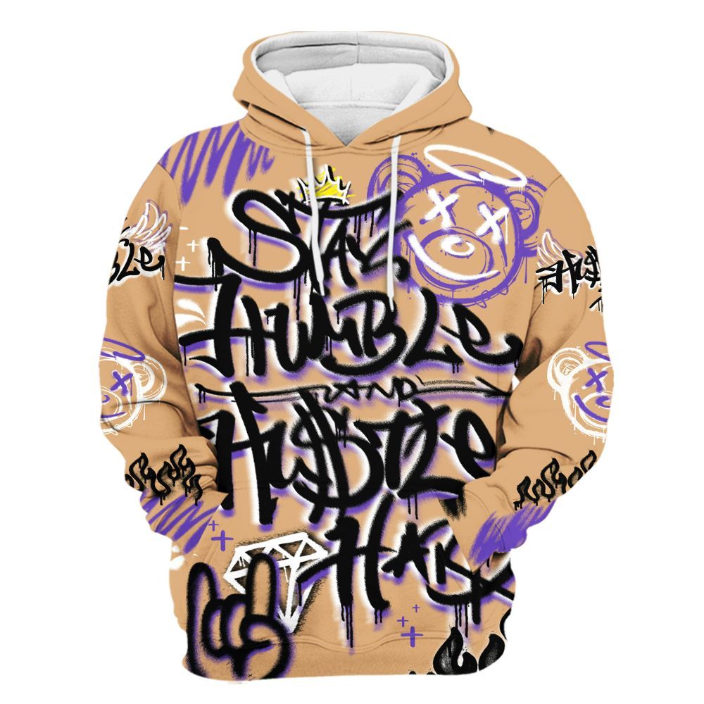 Hoodie To Match SE Afrobeats 7s - Humble Drip Streetwear Graffity All Over Print