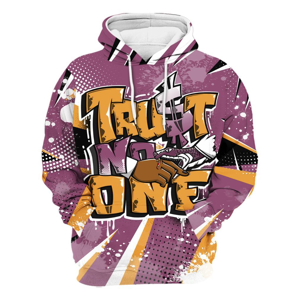 Hoodie To Match High OG Brotherhood 1s - Poly Trust No One Dripping All Over Print