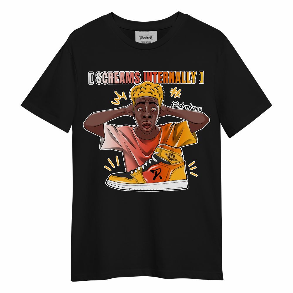 Shirt To Match Dunk High Candy Corn - Scream Internally Unisex Shirt