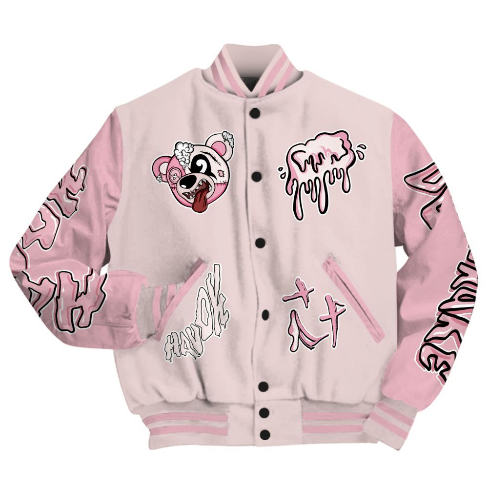 Varsity Jacket To Match Dunk Low KD 17 Aunt Pearl - Havok Bear All Over Print