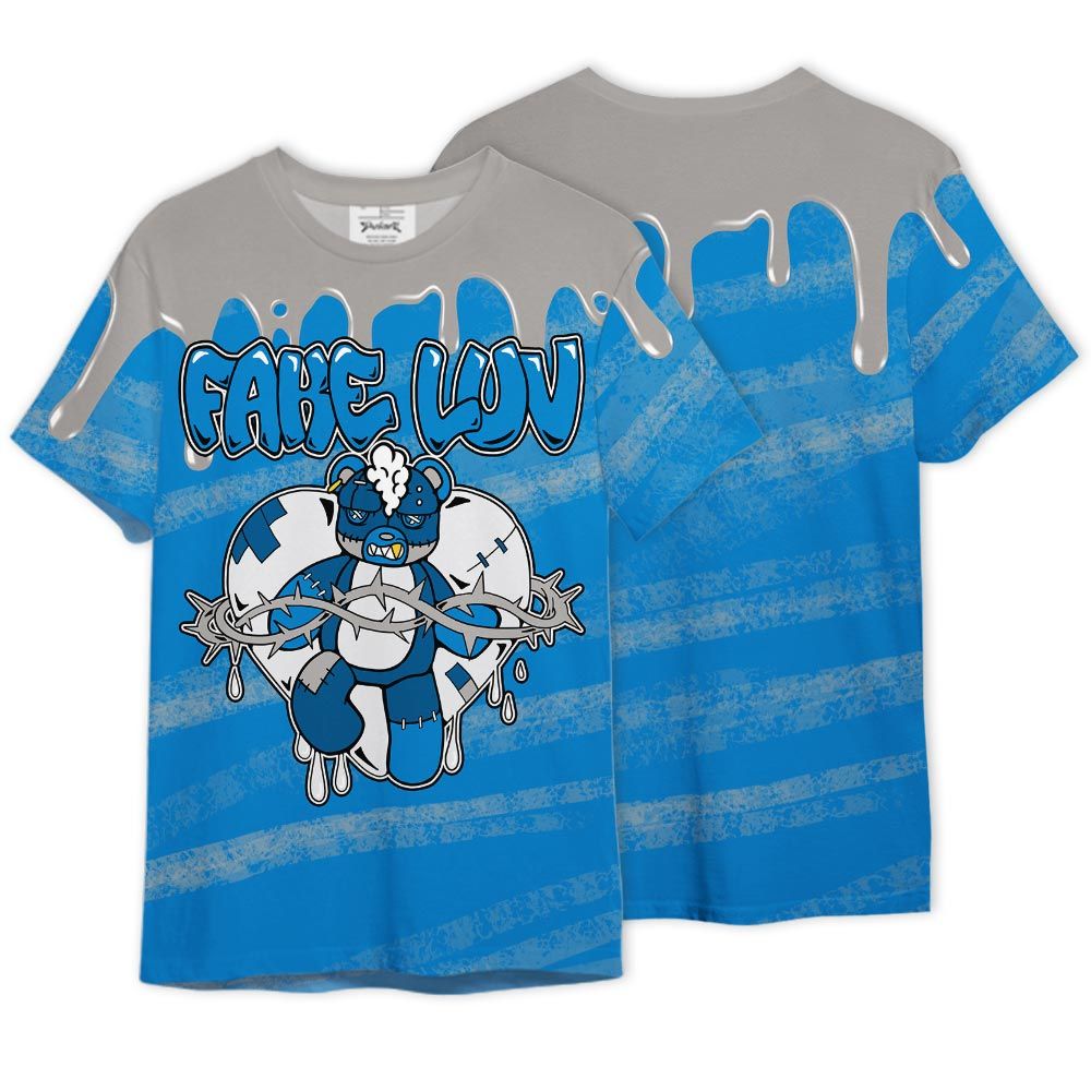 Shirt To Match Industrial Blue 4s - False Love Graphics Shirt Unisex