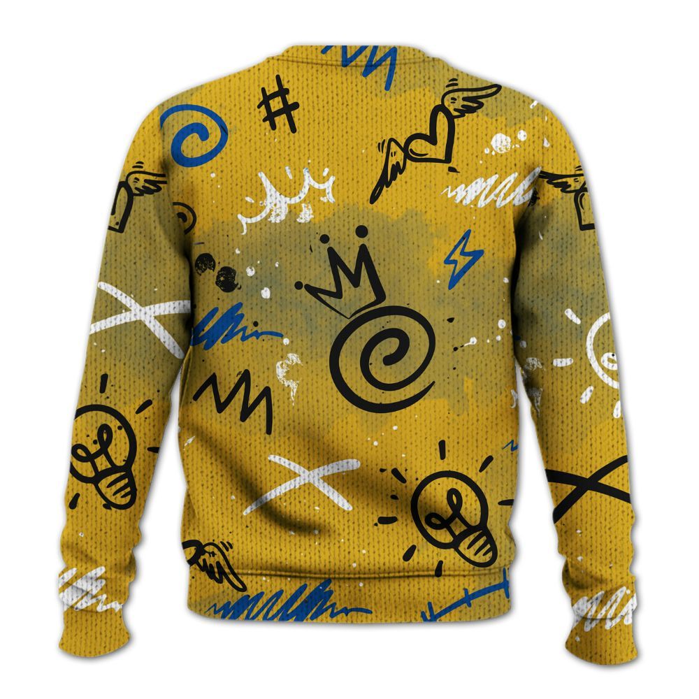 Knitted Sweater To Match High Laney 1s - Drip Been Di2ferent