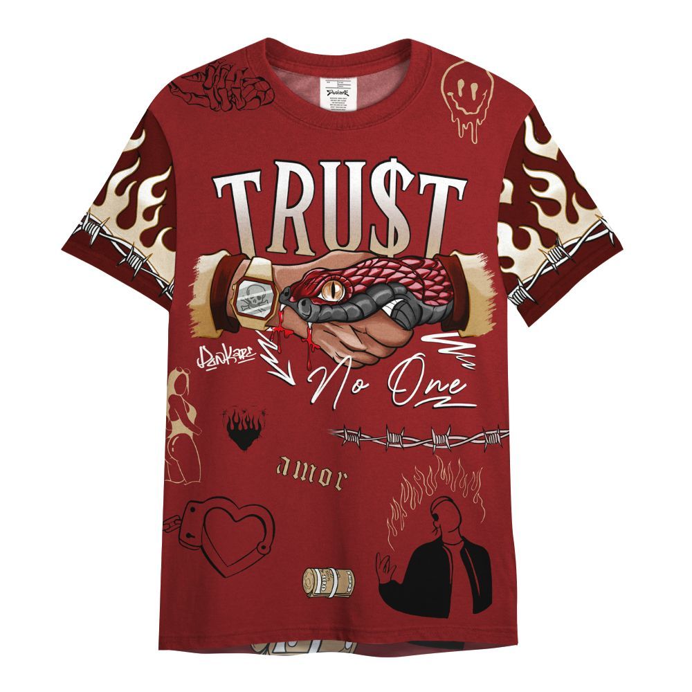 Shirt To Match Bin 23 3s - Snake Trust No One All Over Print
